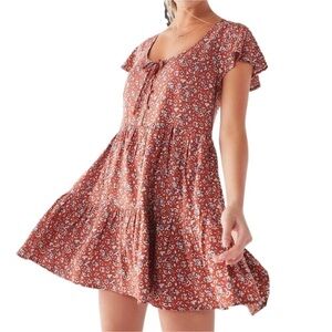 Urban Outfitters Tiered Babydoll Dress